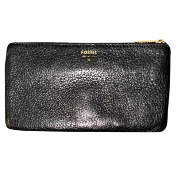 FOSSIL PRESTON PERFORATED LEATHER WALLET - Picture 2 of 8